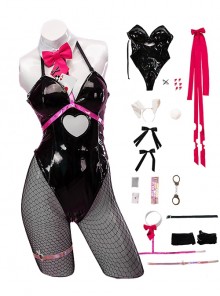 Hatsune Miku Halloween Cosplay Rabbit Hole Outfit Costume Full Set