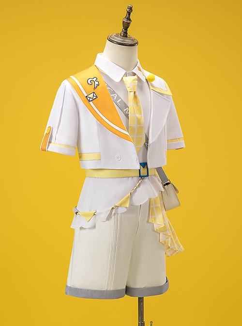 Magical Mirai 2024 Halloween Cosplay Kagamine Len Outfit Costume Full Set