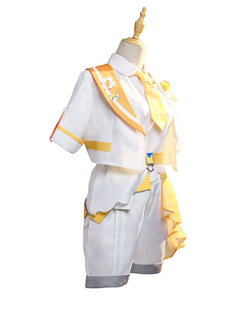 Magical Mirai 2024 Halloween Cosplay Kagamine Len Costume Set Without Shoes