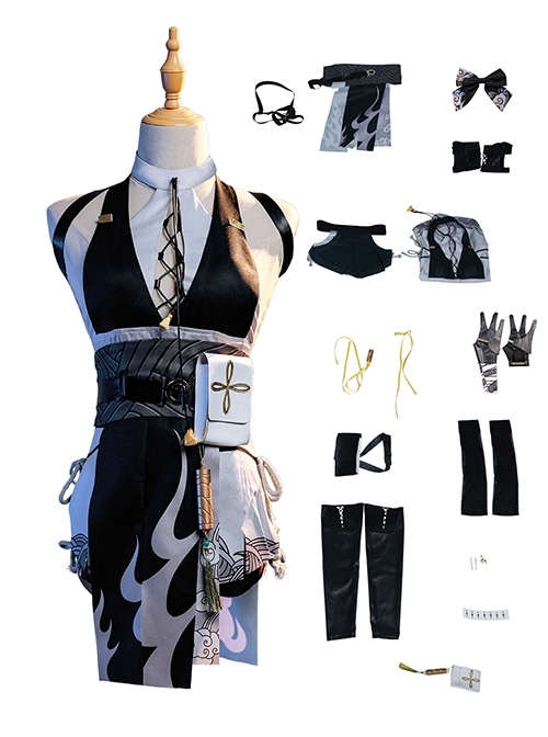 Wuthering Waves Halloween Cosplay Female Rover Costume Full Set