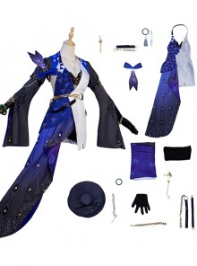 Game Honkai Star Rail Halloween Cosplay Jade Costume Normal Version Full Set