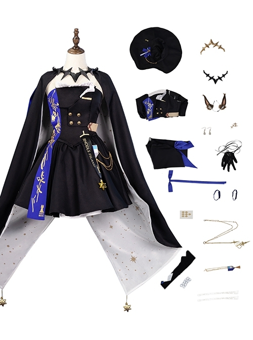 Game Arknights Halloween Cosplay Ambience Synesthesia Amiya Costume Normal Version Full Set