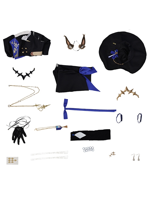 Game Arknights Halloween Cosplay Ambience Synesthesia Amiya Costume Normal Version Full Set