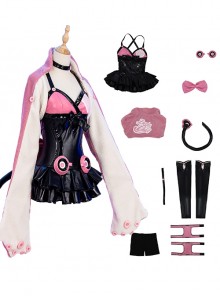 Tekken 7 Halloween Cosplay Lucky Chloe Costume Set Without Headphone