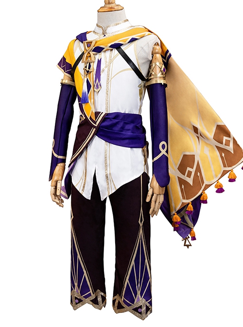 Game Genshin Impact Halloween Cosplay Sethos Costume Full Set