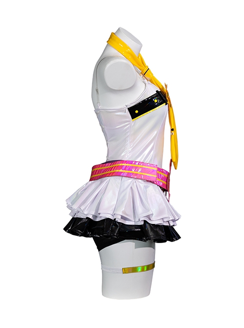 Muse Dash Halloween Cosplay Kagamine Rin Collaboration Outfit Costume Full Set