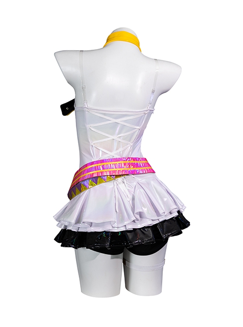 Muse Dash Halloween Cosplay Kagamine Rin Collaboration Outfit Costume Full Set