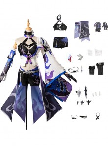 Game Honkai Star Rail Halloween Cosplay Acheron Costume Full Set