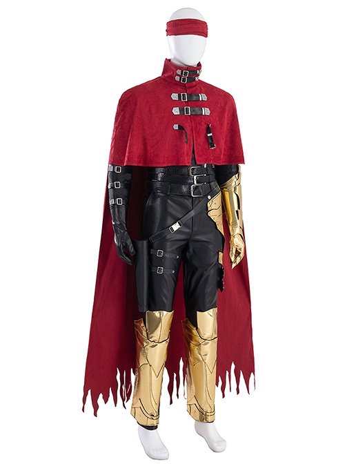 Final Fantasy VII Halloween Cosplay Vincent Valentine Costume Set Without Shoes