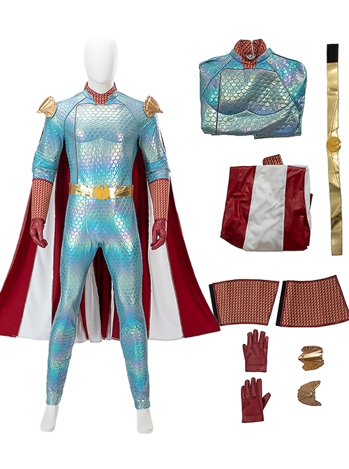 Drama The Boys Season 4 Halloween Cosplay The Homelander Ice Snow Edition Costume Set Without Shoes