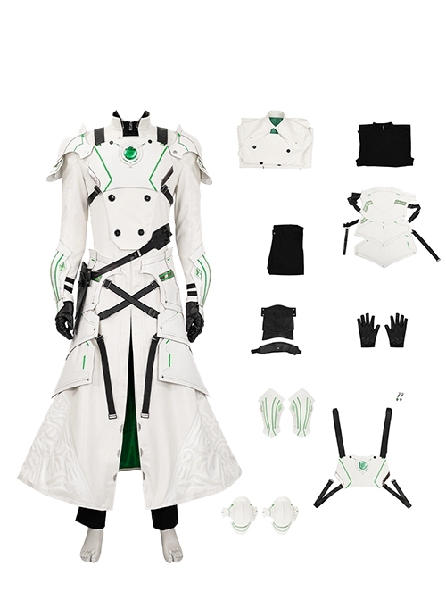 Game Final Fantasy VII Halloween Cosplay Sephiroth Life Stream Leather Version Armor Costume Set Without Shoes Without Wig