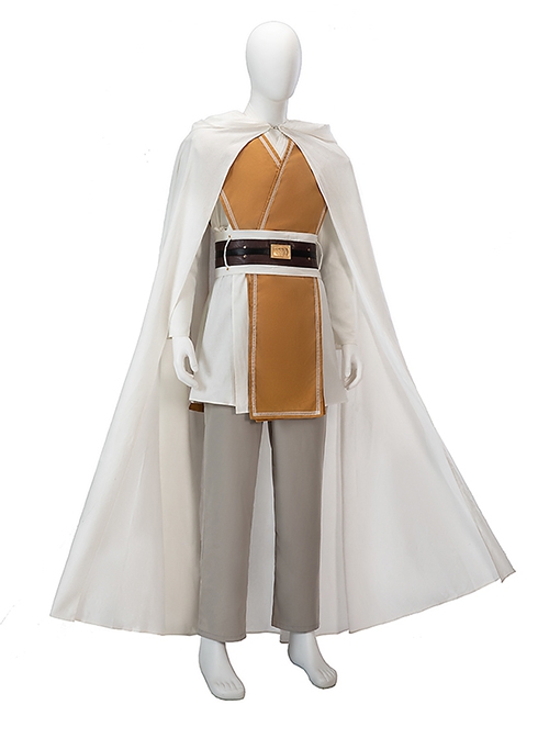 Star Wars TV The Acolyte Halloween Cosplay Sol White Robe Version Costume Set Without Boots