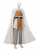 Star Wars TV The Acolyte Halloween Cosplay Sol White Robe Version Costume Set Without Boots