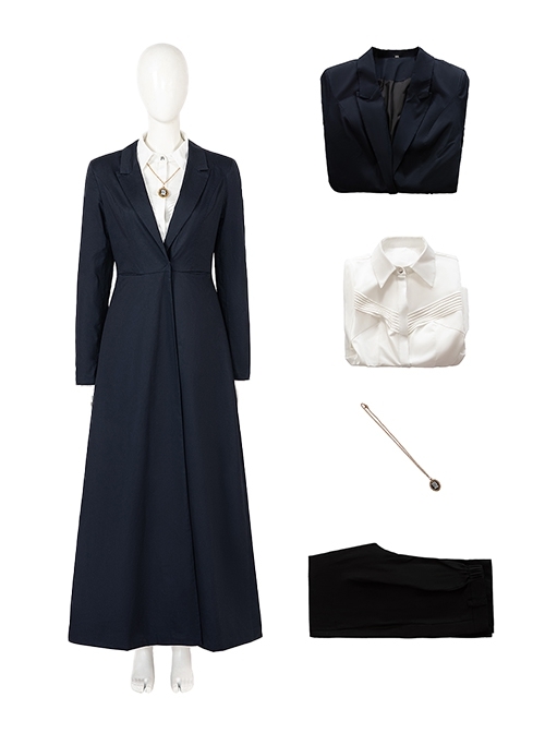 TV Drama Agatha All Along Halloween Cosplay Agatha Harkness Costume Set Without Shoes