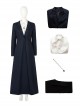 TV Drama Agatha All Along Halloween Cosplay Agatha Harkness Costume Set Without Shoes