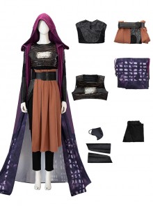 Star Wars TV The Acolyte Halloween Cosplay Mae Costume Set Without Boots