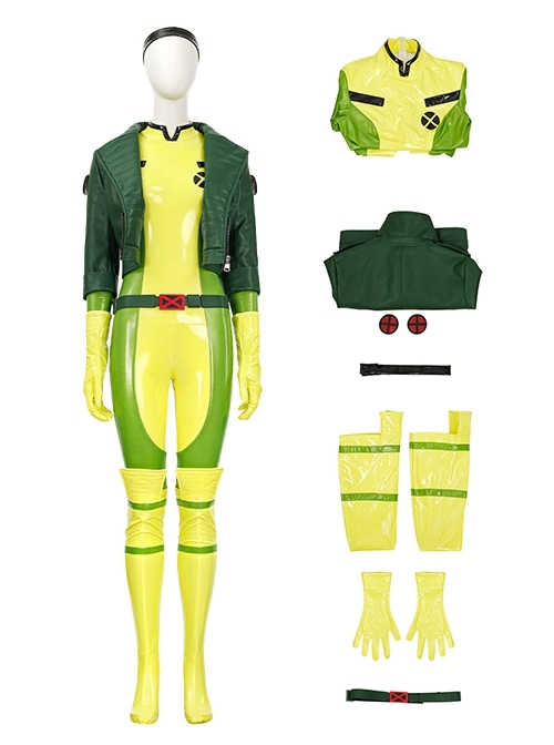 X-Men '97 Halloween Cosplay Rogue Anna Marie Costume Full Set