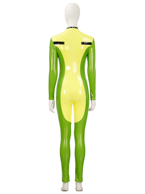 X-Men '97 Halloween Cosplay Rogue Anna Marie Costume Green Bodysuit