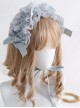 Retro Doll Ruffles Lace Ribbon Bowknot Exquisite Versatile Sweet Lolita Solid Color Headband