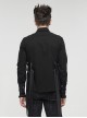 Punk Style Everyday Thickened Fabric Side Nylon Shoulder Straps With Quick Release Buckle Black Long Sleeved Shirt