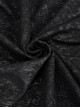 Gothic Style Elastic Print Rubber Knitted Patchwork Leather Fabric Collar Eyelet Tie Black Everyday Long Sleeve Shirt