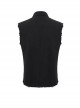 Punk Style Wild Sleeveless Raw Edge Heart Pattern On The Chest Black Lapel Daily Shirt