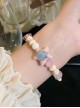 Light Color Ocean Star Ceramic Glass Beads Coral Stone Cute Girl Versatile Kawaii Fashion Bracelet