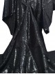 Movie Maleficent Halloween Cosplay Maleficent Stage Performance Black Long Dress Costume