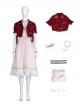 Game Final Fantasy VII Remake Halloween Cosplay Aerith Gainsborough Updated Version Costume Set Without Shoes