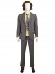 Movie Joker 2 Folie à Deux Halloween Cosplay Arthur Fleck Gray Suit Accessories Brown Shoes