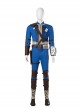 TV Drama Fallout Halloween Cosplay Male Version Blue Bodysuit Suit Accessories Brown Boots