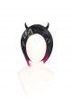 Game Valorant Halloween Cosplay Clove Accessories Gradient Wig And Headgears