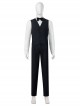 Movie Joker 2 Folie à Deux Halloween Cosplay Arthur Fleck Black Suit Version Costume Without Shoes