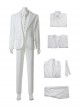 Movie Joker 2 Folie à Deux Halloween Cosplay Arthur Fleck White Suit Version Costume Set Without Shoes