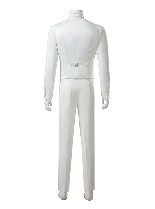 Movie Joker 2 Folie à Deux Halloween Cosplay Arthur Fleck White Suit Version Costume Set Without Shoes