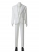 Movie Joker 2 Folie à Deux Halloween Cosplay Arthur Fleck White Suit Version Accessories Black Shoes