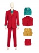 Movie Joker 2 Folie à Deux Halloween Cosplay Arthur Fleck Red Suit Costume Set Without Wig Without Shoes