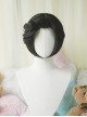 Basic Bob Haircut European Elegant Curly Slanted Bangs Hairstyle Classic Lolita Versatile Short Wig