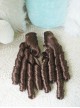 European Aristocratic Retro Long Roman Curly Double Ponytail Braids Sweet Lolita Tiger Mouth Clip Dual Horsetail Wig