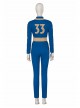 TV Drama Fallout Halloween Cosplay MacLean Blue Bodysuit Costume Set  Without Boots