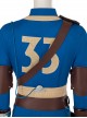 TV Drama Fallout Halloween Cosplay MacLean Blue Bodysuit Costume Set  Without Boots