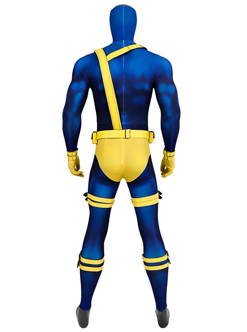 Anime X-Men '97 Halloween Cosplay Cyclops Scott Summers Costume Set Without Boots