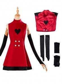 Anime Hazbin Hotel Season 2 Halloween Cosplay Charlie Morningstar Costume Dress Full Set