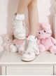 Tsubaki Tea Series Cute Retro 3D Flower Rose Elegant Sweet Lolita Round Toe High Heel Mary Jane Shoes