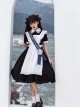 Natasha Series Russian School Uniform Classic Lolita Maid Student Daily Black Dress White Apron Embroidered Ribbon Suit