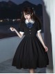 Natasha Series Russian School Uniform Classic Lolita Maid Student Daily Black Dress White Apron Embroidered Ribbon Suit