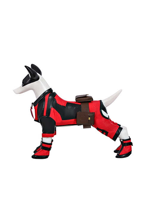 Movie Deadpool & Wolverine Halloween Cosplay Dogpool Wade Dog Costume Full Set