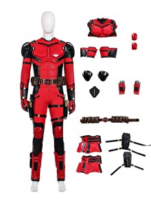 Movie Deadpool & Wolverine Halloween Cosplay Parallel Universe Version Of Deadpool Costume Set Without Boots Without Props