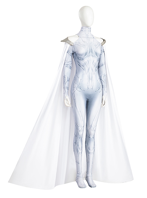 What If Season 2 Halloween Cosplay Hela White Magic Dress Bodysuit Costume Set