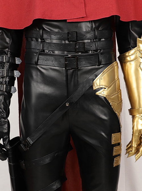 Game Final Fantasy VII Rebirth Halloween Cosplay Vincent Valentine Costume Set Without Shoes